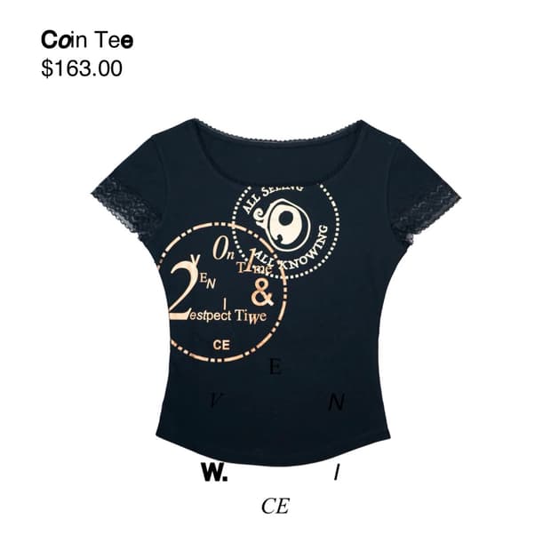 veniceW coin tee