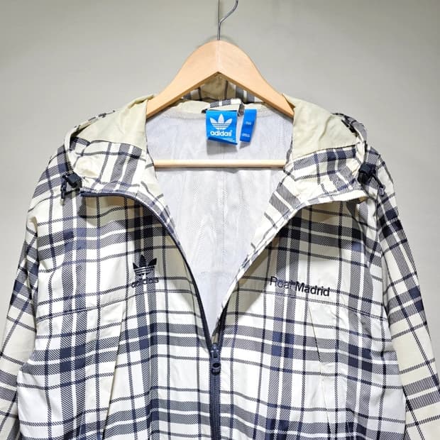아디다스 리얼마드리드 체크 바람막이 95
