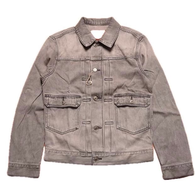 RRL 자수 트러커 데님