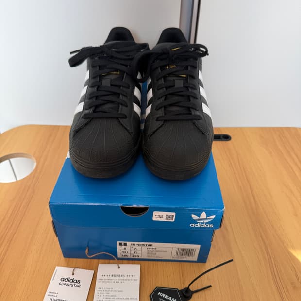 아디다스 슈퍼스타 블랙 화이트 260