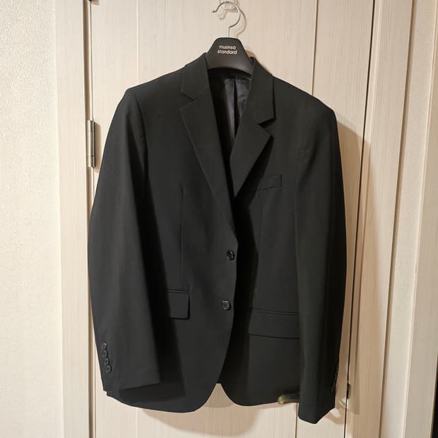 [새상품] 무신사스탠다드 - 쿨탠다드 릴렉스드 베이식 블레이저 [블랙 L