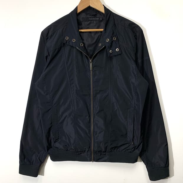 캘빈클라인 나일론 바이커 자켓