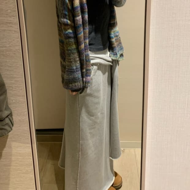 oyoyohaus select 롱스커트 그레이