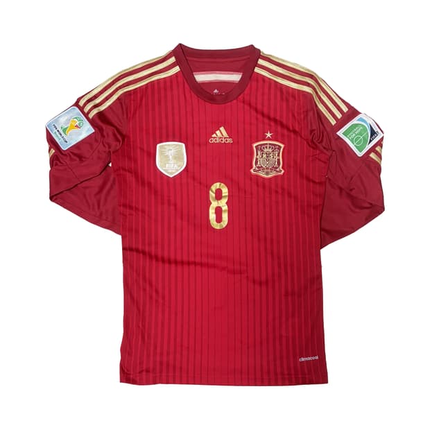S) 아디다스 2014 브라질 월드컵 스페인 국대 홈 유니폼(KOKE)