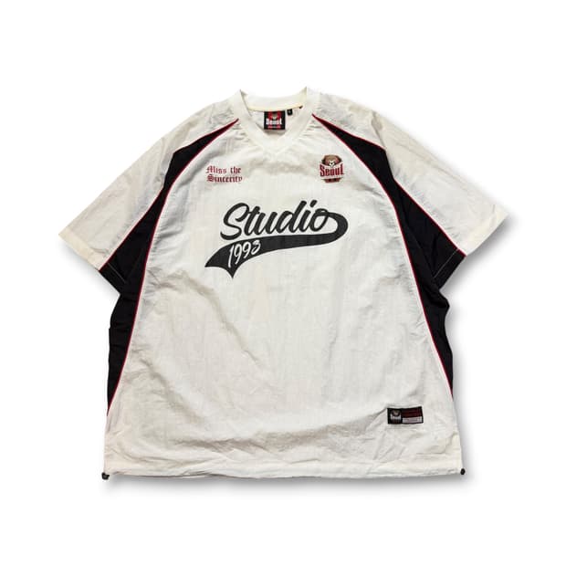 1993스튜디오 X FC서울 파이핑 나일론 풀오버 탑