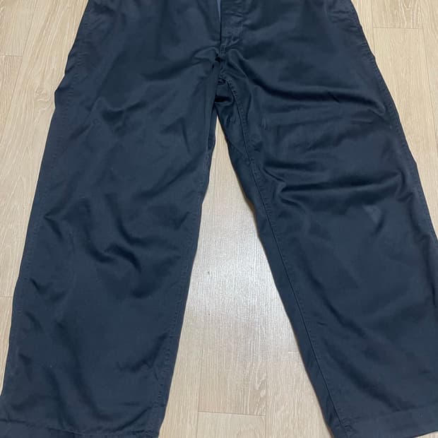 나나미카 와이드 치노팬츠 블랙 36