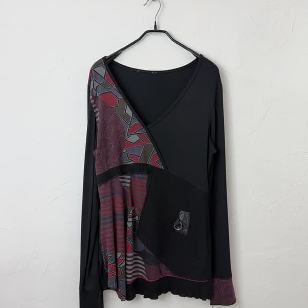 Jeune D'AZUR 믹스드 패브릭 탑 (MADE IN FRANCE)