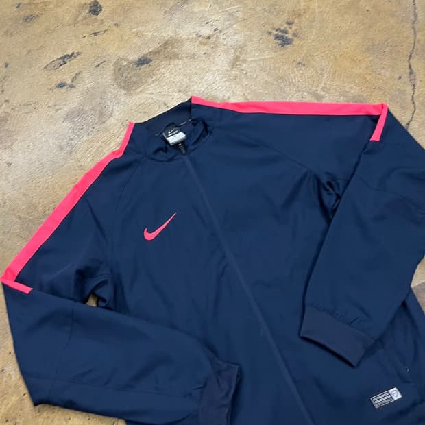 [정품/M] 나이키 네이비 핑크 트랙탑 져지 자켓 b17