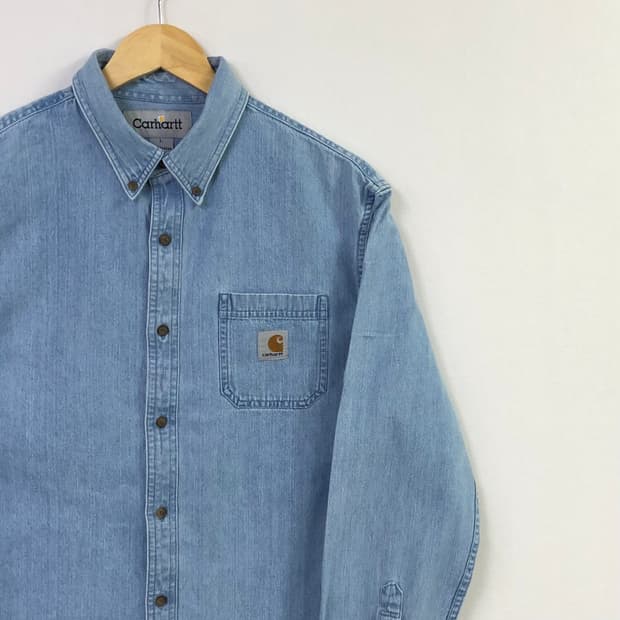 L 칼하트 데님 셔츠