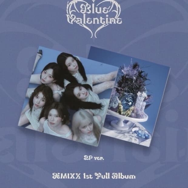 미개봉 엔믹스 블루발렌타인lp 블루+카오스버전 세트