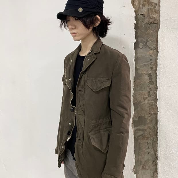 꼼데가르송 옴므 주름 가공 자켓