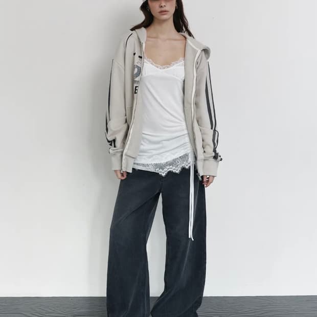 플리즈노팔로우 Ken Wide Flare Jeans 