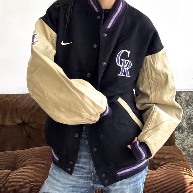 Nike 콜로라도 로키스 바시티 자켓