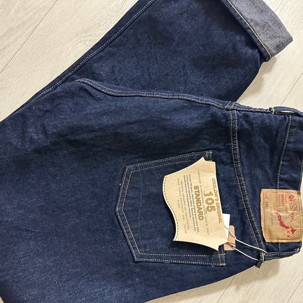 오어슬로우 105 원워시 (5사이즈) 새제품