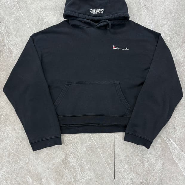 Vetements Og Reversible Metal LogoHoodie