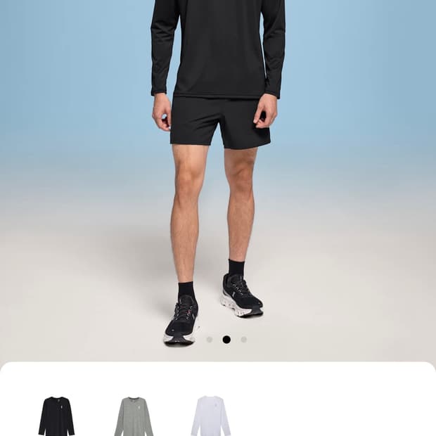 온러닝 core long tee