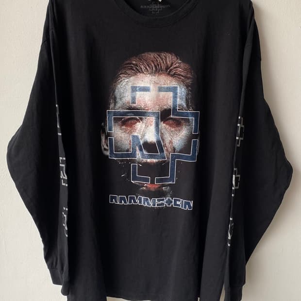 람슈타인 롱슬리브 티셔츠 2xl xxl