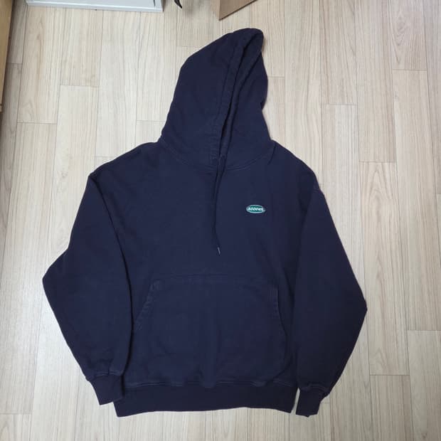 앤커버 네이비 후드티