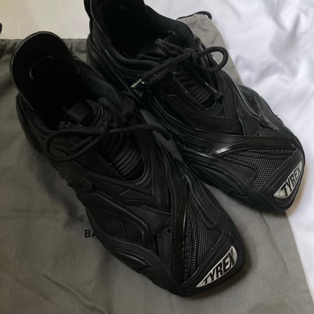 balenciaga tyrex sneakers black 