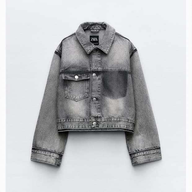 자라 TRF 데님 점퍼 (데님 자켓) L