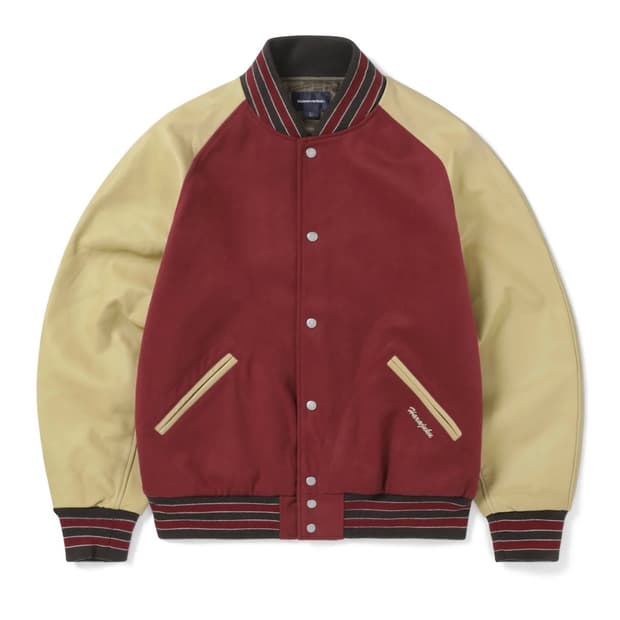 [L] 디스이즈네버댓 하라주쿠 래글런 바시티 자켓