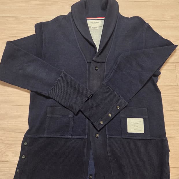 톰브라운 코튼 가디건 