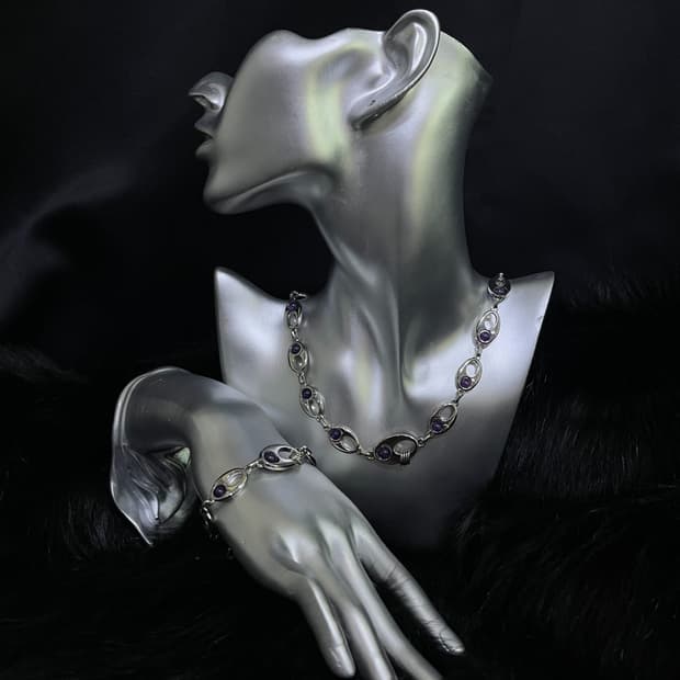 punkyouth necklace bracelet set