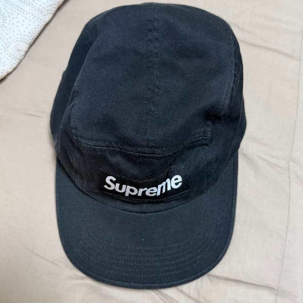슈프림 캠프캡 블랙
