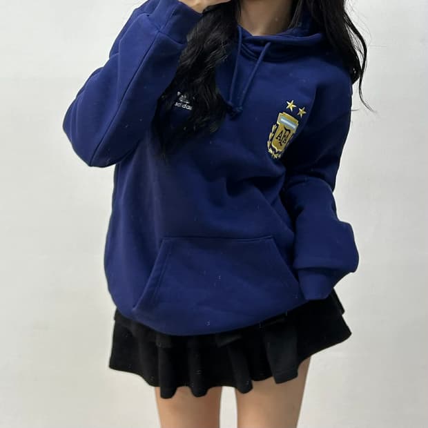 아디다스 신형 아르헨티나 2성 유니폼 스웨트셔츠 후드티(L)