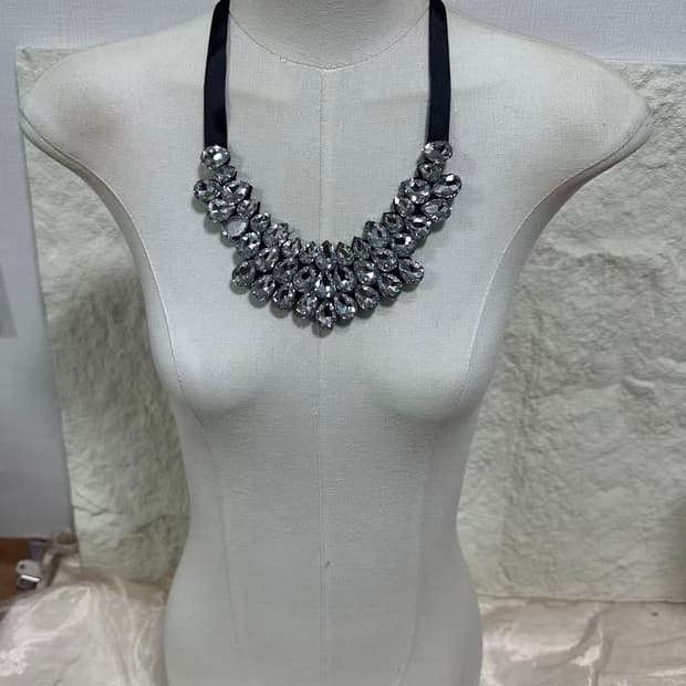 빈티지 리본 오리엔탈 목걸이