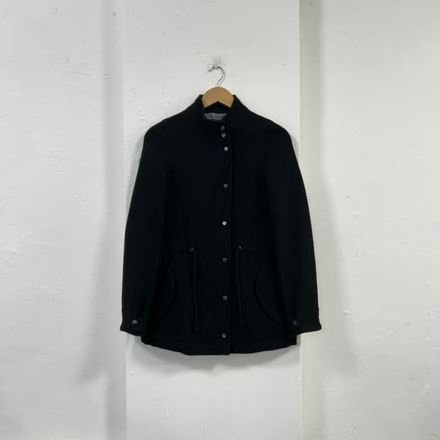 아르마니 블랙 스트링 울 자켓 