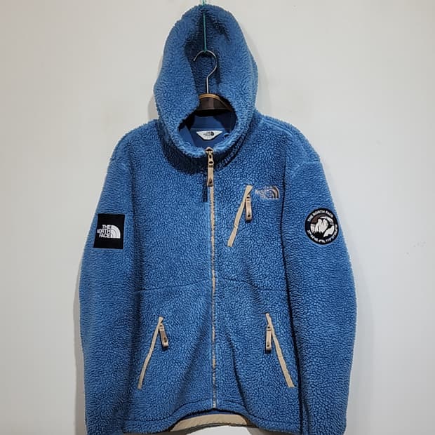 (M) 노스페이스 후리스 점퍼 뽀글이 플리스 후드자켓 