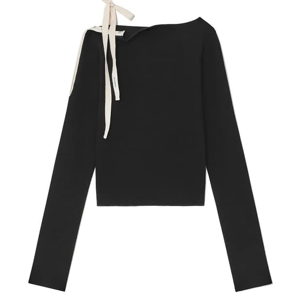 [S] 글로니 루이사 롱슬리브 블랙