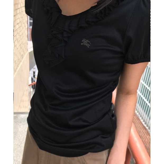 Burberry frill top