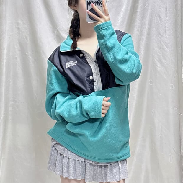 노스페이스 민트 데날리 후리스 집업 