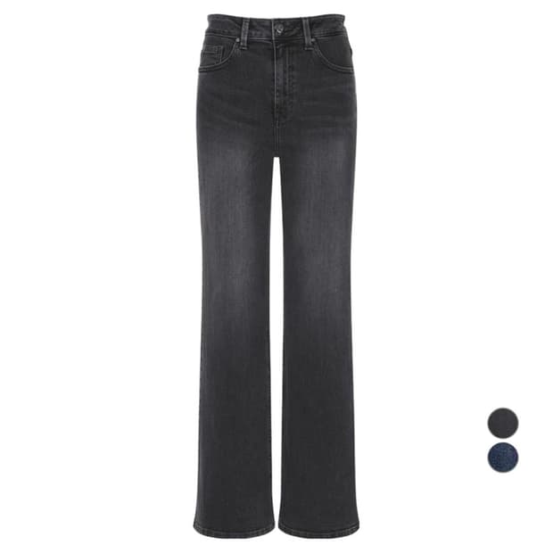 게스 여성용 와이드 데님 팬츠 사계절용 YO3D0135