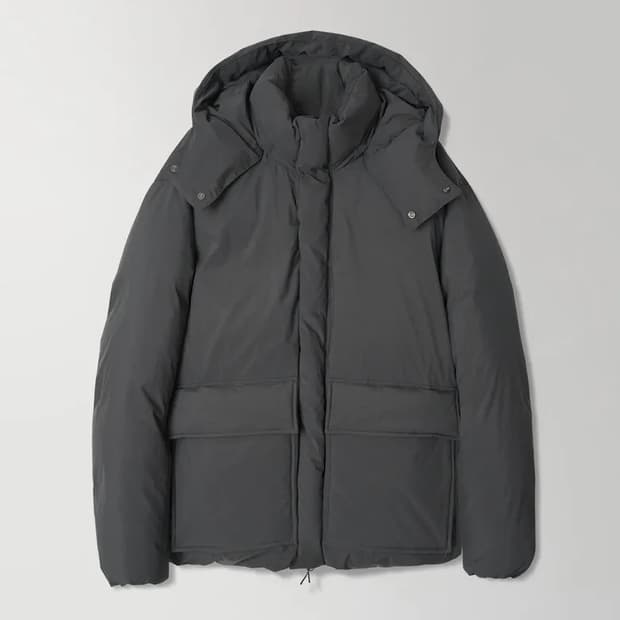 [2] 인더로우 TRAVELLER 구스다운 패딩 블랙