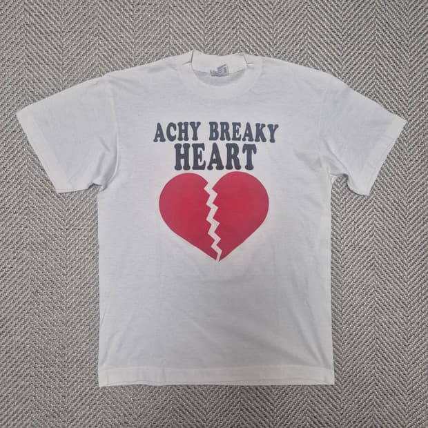 90s achy breaky heart 싱글스티치 티셔츠 (L)