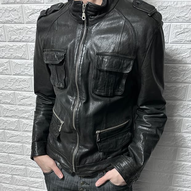 00’s 램스킨 밀리터리 자켓