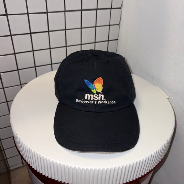 00s Microsoft MSN 마이크로소프트 리뷰어 워크샵 빈티지캡 