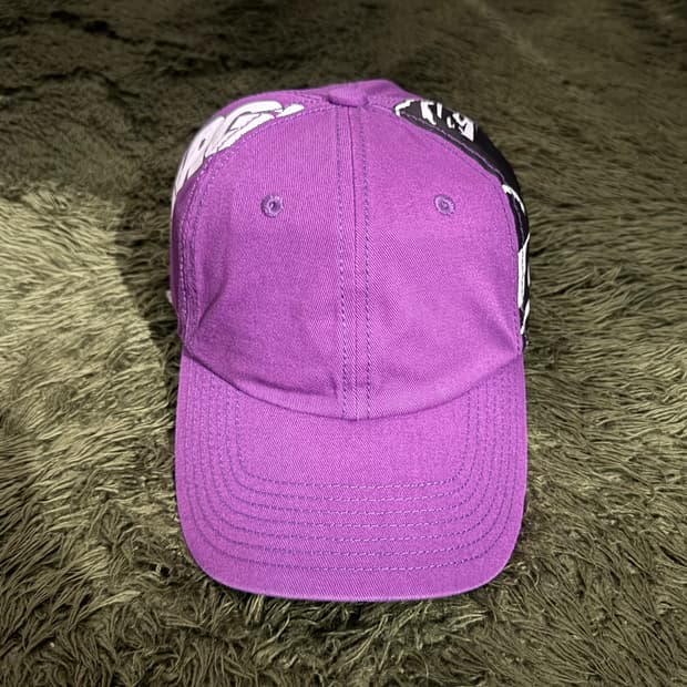 X-LARGE 엑스라지 오사카 오리지널 로고 프린트 캡 퍼플