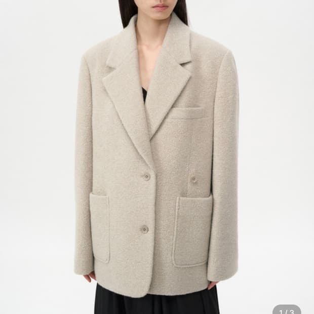 인사일런스 부클 투웨이 자켓 베이지 M