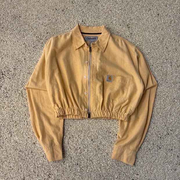 칼하트 커스텀 크롭 셔츠 ⭐️857