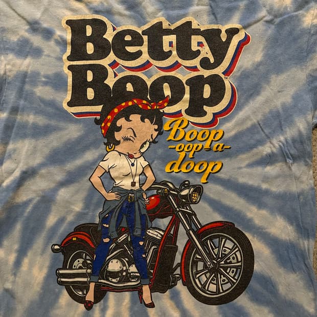 베티붑 (Betty Boop) 타이다이 반팔 티셔츠 