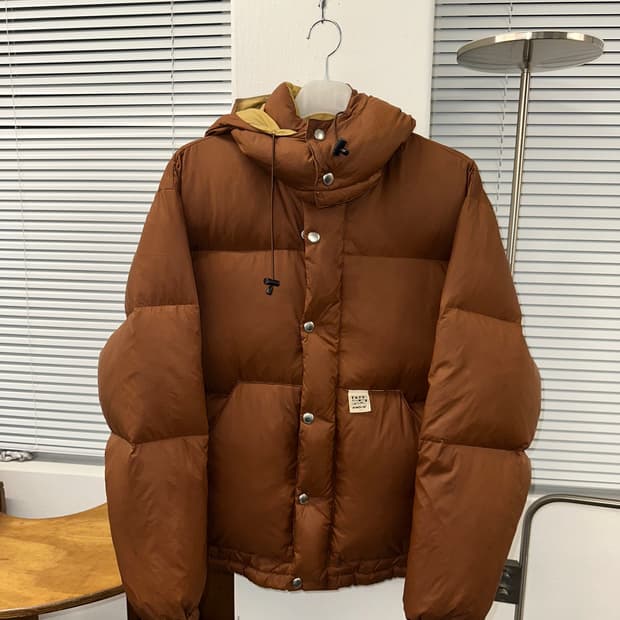 YESEYESEE 덕다운 후드 패딩 (M)브라운