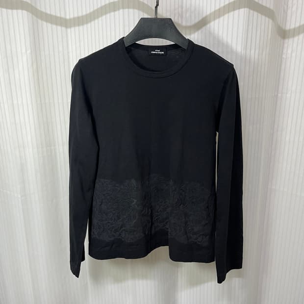 꼼데가르송 트리콧 레이스 롱슬리브