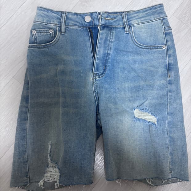 연청 데님 반바지