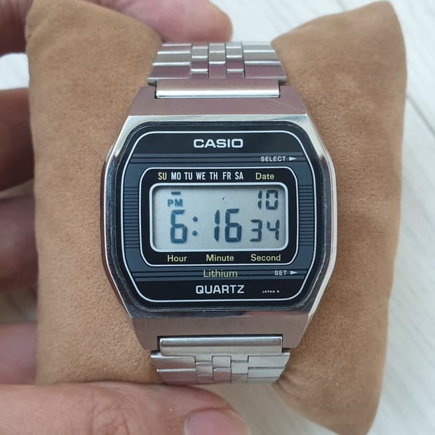 [희귀]카시오80s B815 빈티지 그레이 디지털 쿼츠시계