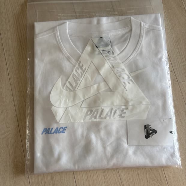 나이키 팔라스 스우시 화이트 티 라지