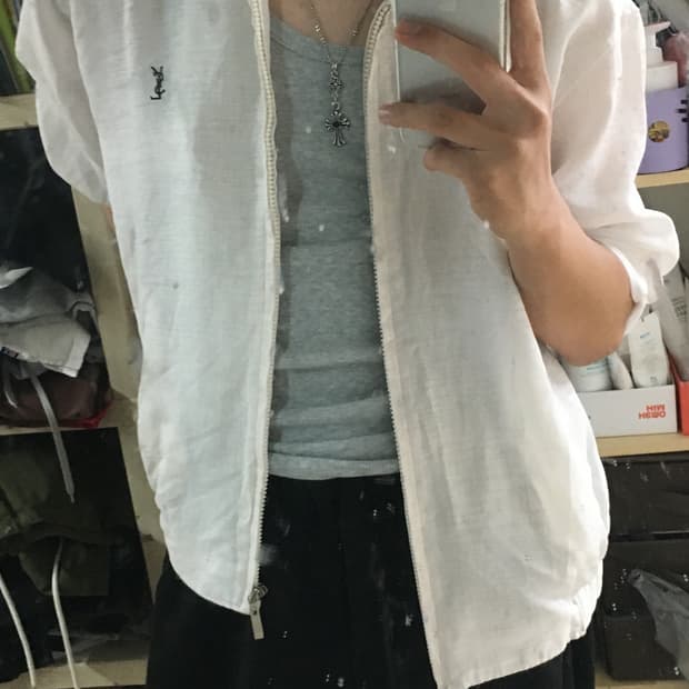 생로랑 써머 시스루 자켓